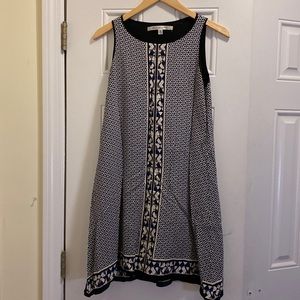 Mac Studio patterned trapeze dress